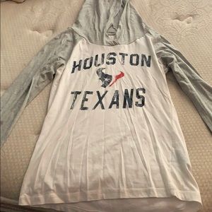 Long sleeve tee with a hoodie